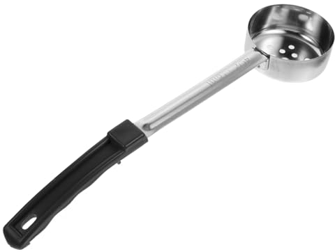 MAGICLULU Cuillère à Sauce Pizza Acier Inoxydable Avec Trous Cuillère Doseuse Ergonomique Pour Portionner Et Étaler Ustensile Cuisine Polyvalent Pour Sauces Et Pâtes