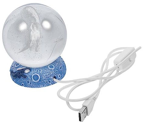 HEMOTON Glaskristalllicht Nachtlicht Nachtlampe Usb-betrieben Dekorativ Für Jungen Und Mädchen Zuhause
