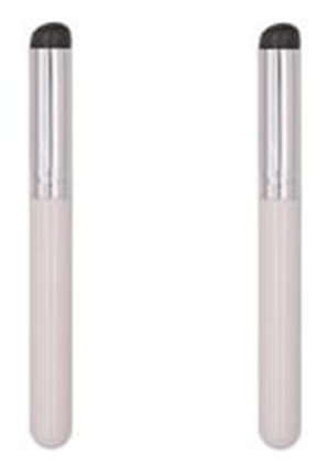 Silikon Lippenpinsel, 2Stück Lippenstift Applikator, Wiederverwendbare Lippenbalsam Applikatoren, Multifunktionale Rundkopf Lippenpinsel Werkzeuge für Lipgloss, Lidschatten & Make Up Zubehör