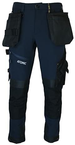 Atomic Workwear Slim Fit Stretch Work Trouser with Removable Holster Pockets and Top Loading Knee pad Pockets