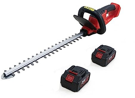 Hedge Trimmer,Grass Cutter,Hedge Shear,Lawn Mower, 21V Cordless Hedge Trimmer Electric Household Trimmer Pruning Saw Quick Charge Rechargeable Hedge Trimmer For Garden for Garden, Lawn(28V With 2 Batt