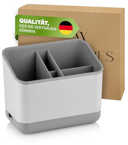Viwares Panier à couverts pour fourchette, couteau et cuillère, égouttoir pour couverts