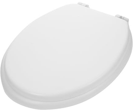 HOLIDYOYO Sedile Wc in Schiuma Morbida Design Stabile e Facile Da Pulire Cuscino Comfort Coprisedile Per Bagno Cerniere Adatto Per Uso Quotidiano e Camper