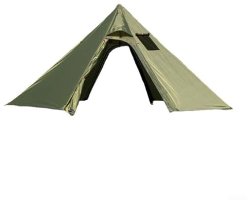 GANCEI Windabweisend für Campingzelt, luxuriöses Tipi-Design für Erwachsene, mit feuerfesten und Belüftungsfunktionen (grün)