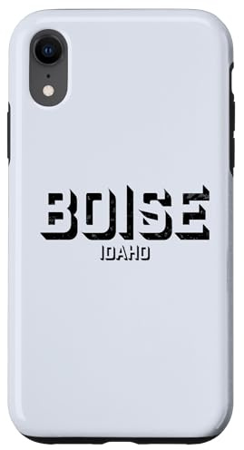 Boise Idaho - Bloc d'identification Boise Coque pour iPhone XR