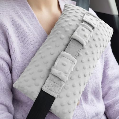 Mastectomy Pillow Seat Belt Cushion, Soft Post Surgery Car Seatbelt Pad | Memory Foam, Recovery Pillow for Hysterectomy Abdominal Heart Surgery Comfortable Protection Support Recovery Gifts for Women