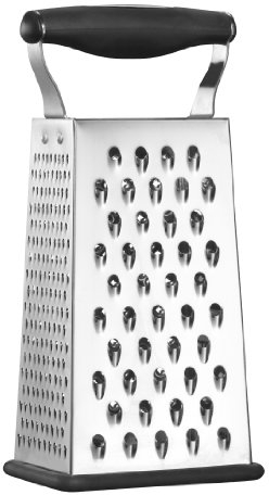 Cuisinart CTG-00-BG Boxed Grater, Stainless Steel, Black