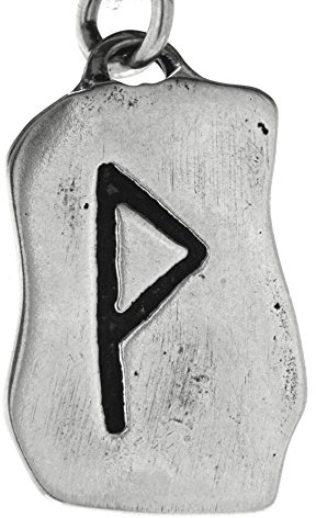 Kiss of Leather Runen Anhänger Wunjo aus 925 Sterling Silber Nr. 309