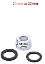 JENOR Solider Metall-Adapter, Außengewinde, wassersparend, für Küchenarmaturen, Strahlregler