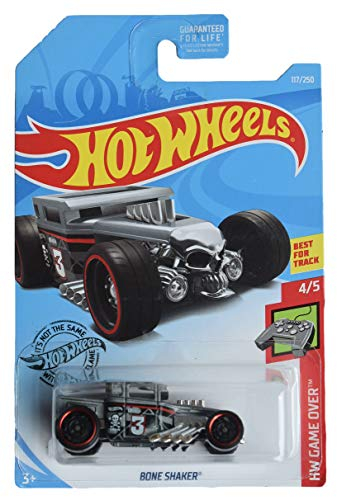 Hot Wheels Coche Escala 1:64 Bone Shaker 117/250, Gris