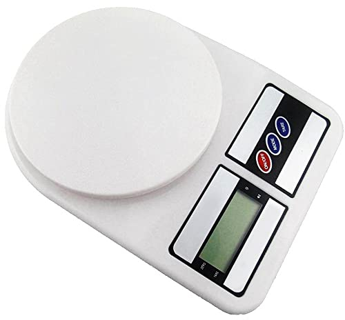 LeoFla Bilancia Digitale da Cucina Elettronica LCD Tasto Tara Casa Pesa da 1 Gr A 7 kg