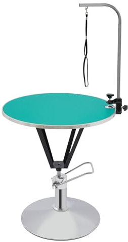 LENDISIY Hydraulischer Hundepflegetisch, Einstellbarer Trimmtisch Tierpflegetisch Schertisch Pflegetisch, Hydraulisch Anhebbarer Tierpflegetisch