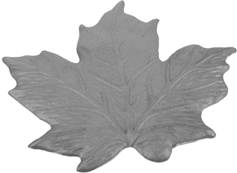 CAXUSD Garden Iron Paver Stepping Stone Aus Gusseisen Dekorative Fuß-trittsteine Ahornblatt-design Für Garten Und Landschaftsdekoration