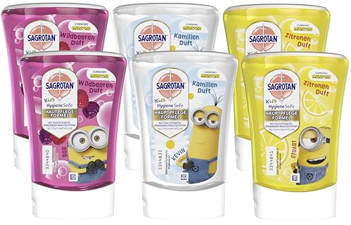 Sagrotan No-Touch Kids Nachfüller - Mix-Set - 3 x 2 x 250ml