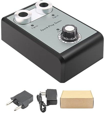 Herramienta de prueba de chispas para automóviles, Probador de bobinas de encendido de motores automotrices | Analizador de enchufe seguro Doble enchufe - Herramientas de encendido Spark Tester