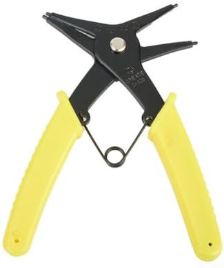 Sprengringzange mit PVC-Griff, Innen- und Außen-Sicherungsringzange, 135 mm Länge