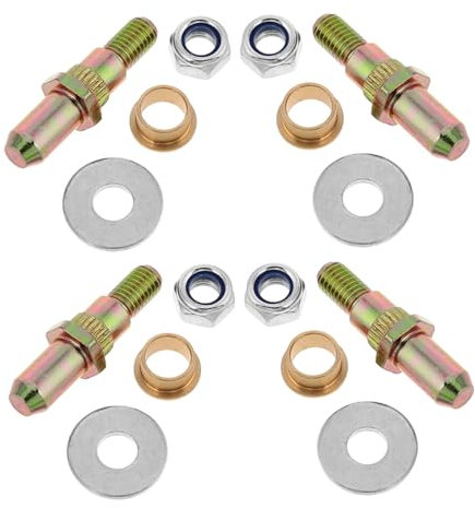Cabilock 4sets Kit Riparazione Cerniere Portiere Auto Perni e Boccole Cerniere Porte Laterali Strumenti Riparazione Essenziali Per Suv Montaggio Facile e Duraturo