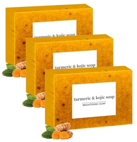 Gloomy Seife, Gloomy Skin Essence Seife,Turmeric Soap, Kurkuma AufhellendeSeife mit Vitamin C für Hyperpigmentierung, Kurkuma Soap für Gesicht und Körper Badeseife, für Alle Haut (3)