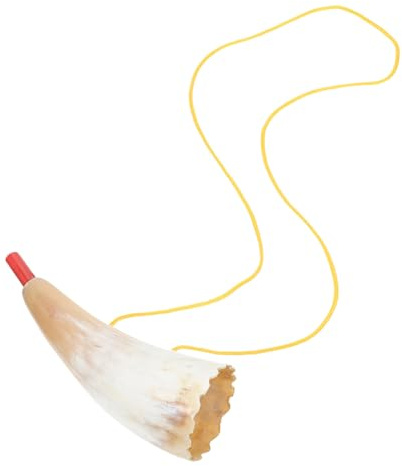 Milisten Juguete De Cuerno De Buey Para Niños Grande 14 Cm Material Sólido Resistente Sonido Nítido Para Fiestas y Animar Juegos Deportivos