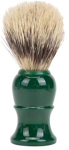 Pennello da barba da uomo, per la cura dei peli del viso, 10,5 x 4,5 cm, ideale per l'uso quotidiano per lo styling (A, 10,5 x 4,5 cm)