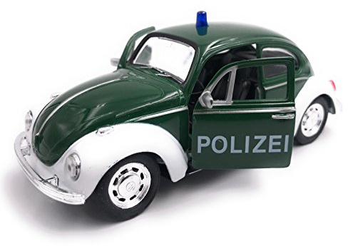H-Customs Käfer Polizei Modellauto Auto grün Lizenzprodukt 1:34-1:39