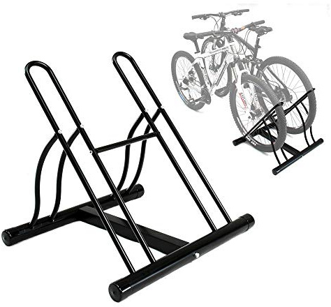INION MHBB5012 Fahrradhalter Platz für 2 Fahrräder Fahrradständer Montageständer Reparaturständer Fahrradparkplatz Ständer Fahrrad Bike