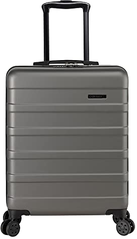 Cabin Max Anode Handgepäck Koffer - Leicht, Hartschale, Koffer Handgepäck Trolley mit 4 Rädern, 3-stelliges Schloss (Trolley Farbe: Graphite, Größe: 55x40x20 cm)