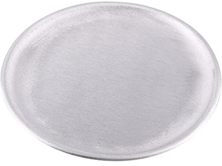 NKlaus Aluminium - Assiette à Bougie Ronde Ø 19 cm Mat Soucoupe bougeoir Soucoupe 10368