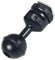 FEICHAO Adaptateur réglable à tête sphérique de 2,5 cm avec base de griffe pour caméra sous-marine Flash vidéo (Kit A)