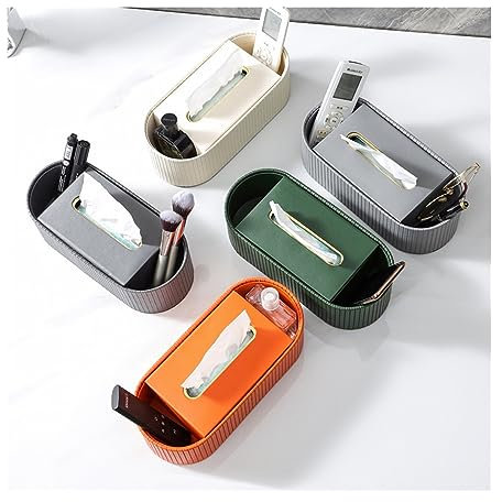 Multifunktionaler Tissue-Box-Halter Multifunktionaler Couchtisch, Esstisch, Taschentuchschublade, Fernbedienung, Aufbewahrungsbox for Taschentücher im Wohnzimmer Dekorativer Serviettenhalter ( Color :