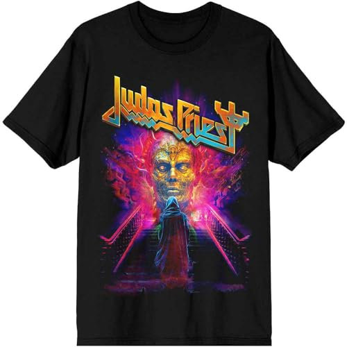 Rock Off Officially Licensed Products Judas Priest 'Escape from Reality' (Noir) T-Shirt Unisexe, S