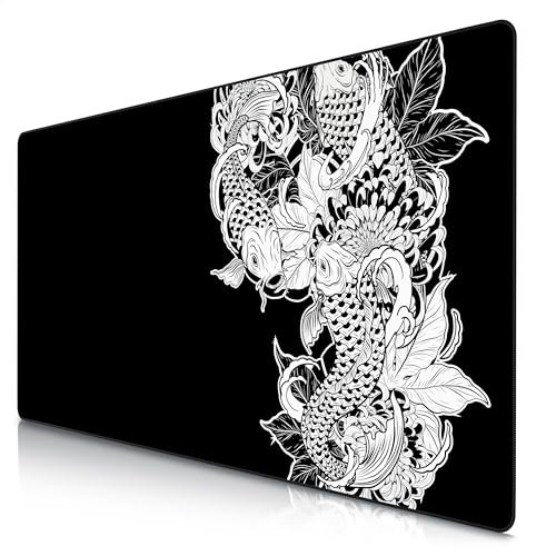 TITANWOLF Tapis de Souris Gaming XXL 1200x600mm, Mouse Pad Mat, sous-Main Bureau Gamer Extra Large en Tissu, Base antidérapante, Haute précision et Vitesse, pour Souris claviers Roccat Razer Logitech