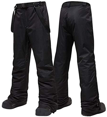Skihose für Herren, isolierte Snowboardhose, bequeme Hose mit Tasche, Schwarz , 3XL