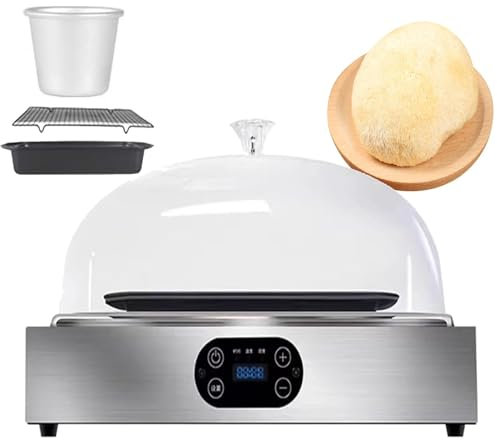 Scatola per lievitazione del pane con pasta madre, macchina per lievitazione dell'impasto del pane, scatola elettrica per lievitazione dell'impasto del pane, coperchio trasparente in PC, temperatura