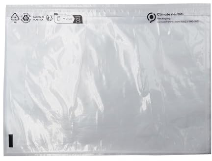 BLASETTI POLYADEX självhäftande påsar, förpackning 500 stycken, transparent färg, C4-storlek 26,2 x 33 cm