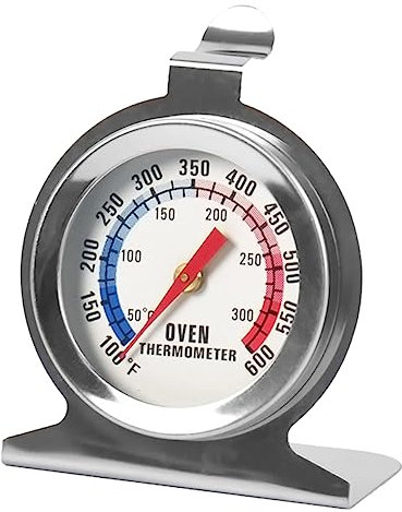 FELTECHELECTR Bbq Thermometer Oven Thermometer Stainless Steel Temperature Gauge 50-300°c ±2°c Indoor Cooking for Home Kitchen Use