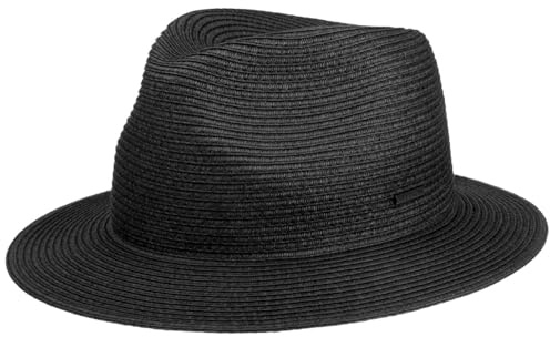 Stetson Dawson Toyo Traveller Hat UV Protection Unisex Summer Black