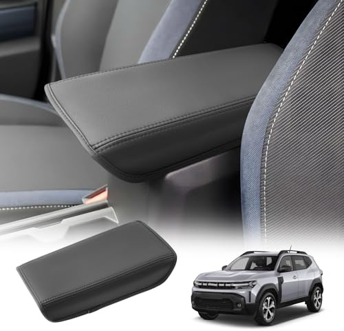 LUWU Compatibile con Dacia Duster 3 2024 2025 2026 Copertura per Bracciolo Centrale Duster iii 2025 Cuscino in Pelle PU per Bracciolo Protezione Bracciolo Dacia Duster 3 Accessori