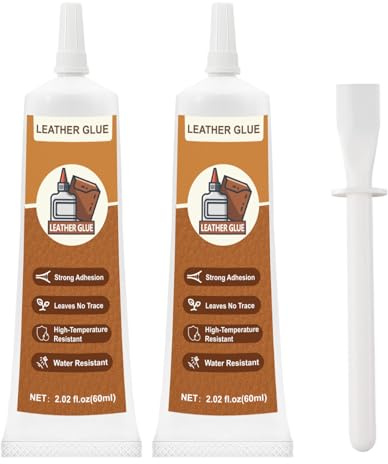 INNOVAYOU 120ml Lederkleber, Leder Kleber Instant Bonding Permanent Clear Soft Wasserdicht, Lederkleber Extra Stark für Lederrestaurierung und Verklebung Sofas, Autositze, Geldbörsen