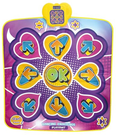 THINCAN Tapis de danse multifonction pour enfants avec lumières et sons