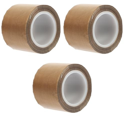 Ciieeo 3 Piezas Cinta Aislante Térmica de Alta Temperatura Cinta Adhesiva Profesional Grosor para Electrónica Soldadura y Resistente Corrosión y Desgaste