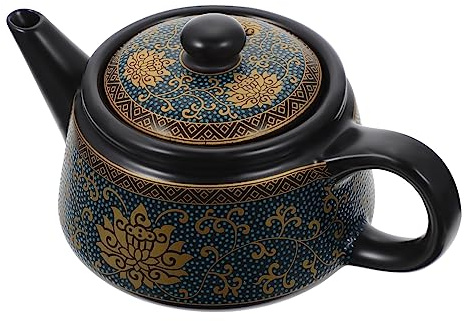 Ipetboom Tetera Cerámica Vintage Para Hogar Decoración De Té Herramienta De Té Tetera De Cerámica