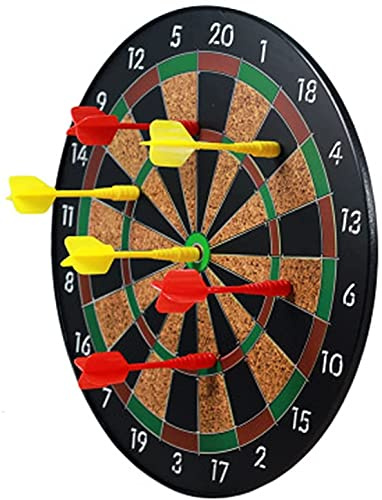 Dartscheibe, Magnetische Dartscheibe 11,8 Zoll, ohne Klammern, mit 6 Sicherheitspfeilen, for Büro und Familie, Montagesätze for Dartscheiben im Lieferumfang enthalten