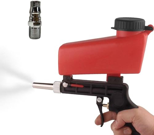 Sableuse Puissante - Pistolet de Sablage Manuel à Buse,Machine À Pulvérisation De Sable | pour l'Utilisation dans les Meubles, l'Automobile, le Travail des Métaux, la Menuiserie et l'Atelier Garage