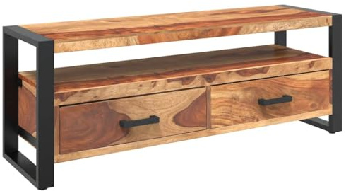 Generisch TV-Schrank 120x35x45 cm Massivholz Akazie,Möbel,TV-Möbel,26.84KG,247403