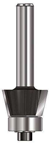 ENT 13740 Fasefräser HW, Schaft (S) 8 mm, Durchmesser (D) 17,2 mm, NL 9,5 mm, E 15°, SL 32 mm, mit Kugellager