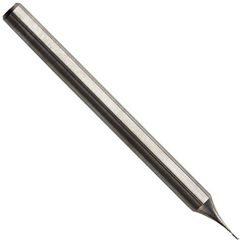 Karnasch 307320003001003 Frässtift mit Einzahn-Schaft, rechtsschneidig, 0,3 mm Schnittdurchmesser, 1,0 mm Nutzlänge 3 mm Durchmesser des Schafts 38 mm Gesamtlänge 1 Zähne