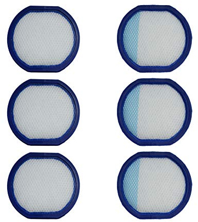 PUREBURG 440011434 Replacement Filter Compatible with Hoover BH53200 BH53210 BH53220 BH53230pc BH53100 BH53110 BH53120 React Whole Home & Fusion Max Cordless Part Number 440011434,6-Pack