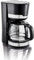 KHG Kaffeeautomat KA-129 SE2 aus Edelstahl/Kunststoff in schwarz, Kapazität für 12 Tassen, mit Glaskanne 1,5 Liter, Permanentfilter, Abschaltautomatik, Wasserstandsanzeige, Tropfstopp