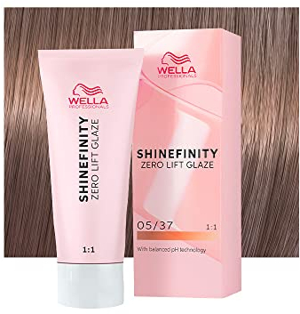 Wella Shinefinity Caramel Espresso 05/37 Hellbraun, Goldfarben, Sand, 60 ml, demi-permanente Haarfarbe